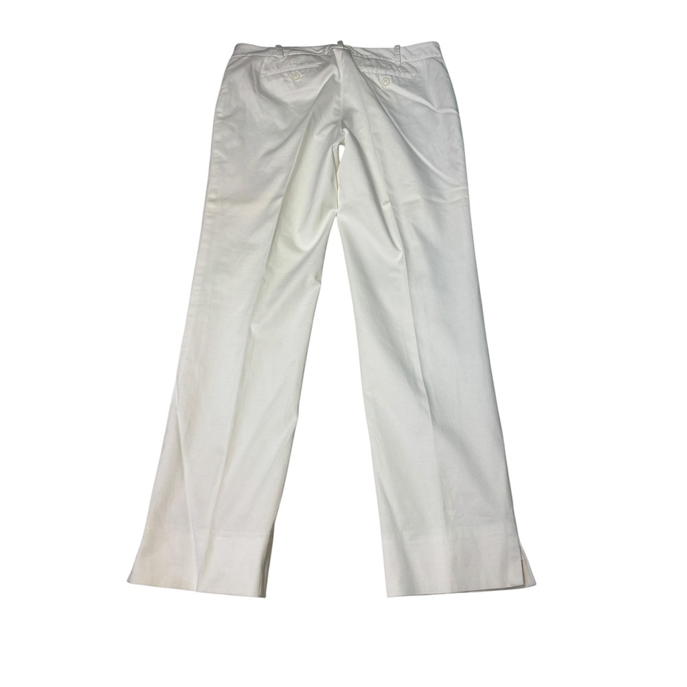 Brooks Brothers 346 Natalie Fit White Cotton Stretch Dress Pants Womens‎ 6 32X28 - Picture 7 of 13